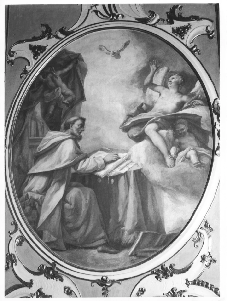 San Raimondo scrive le decretali - Bergamo
